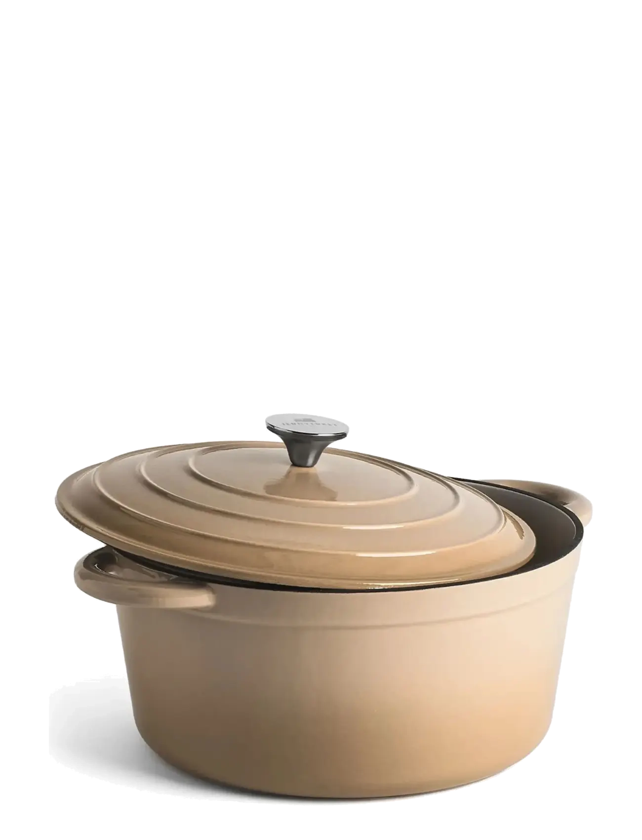Jernverket - Jernverket Støbejernsgryde 7 L Cream White - støbejernsgryde - cream white - 2