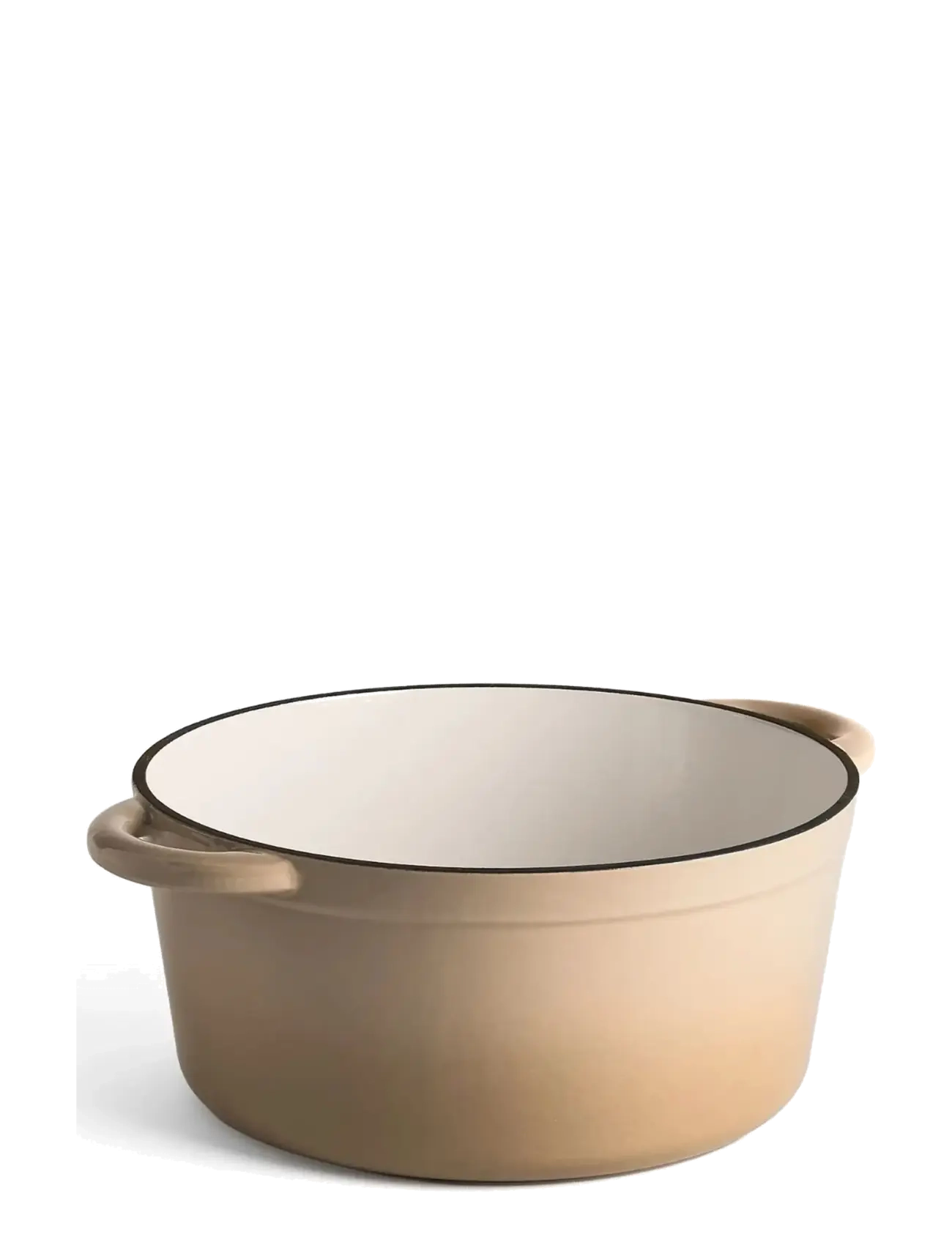 Jernverket - Jernverket Støbejernsgryde 7 L Cream White - støbejernsgryde - cream white - 3