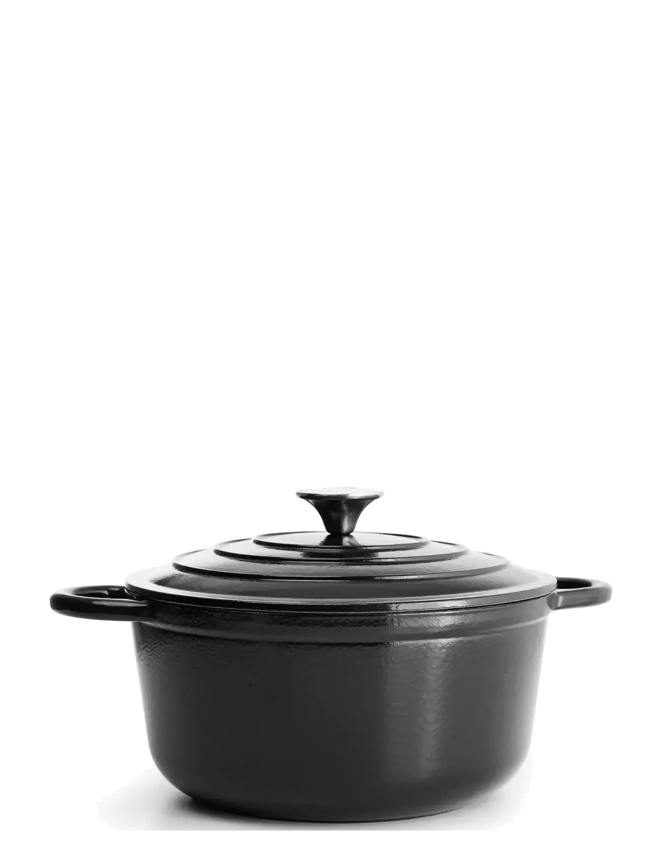 Jernverket JERNVERKET CAST IRON CASSEROLE 4.2 L MATTE BLACK - Jernverket - MATTE BLACK / black