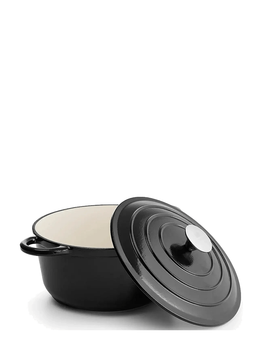 Jernverket - JERNVERKET CAST IRON CASSEROLE 4.2 L MATTE BLACK - matte black - 1