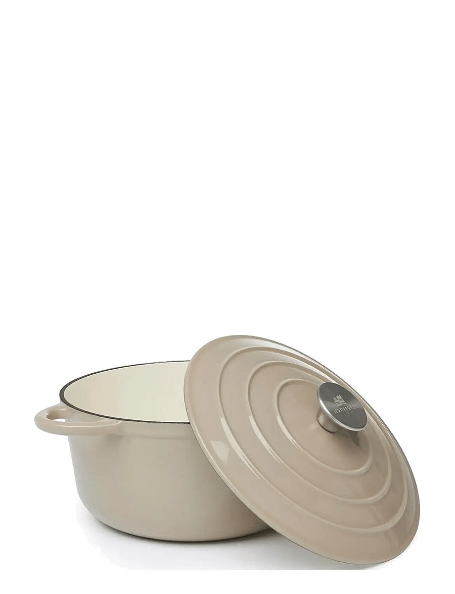 Jernverket - JERNVERKET CAST IRON CASSEROLE MACCHIATO 4.2 L - macchiato - 1