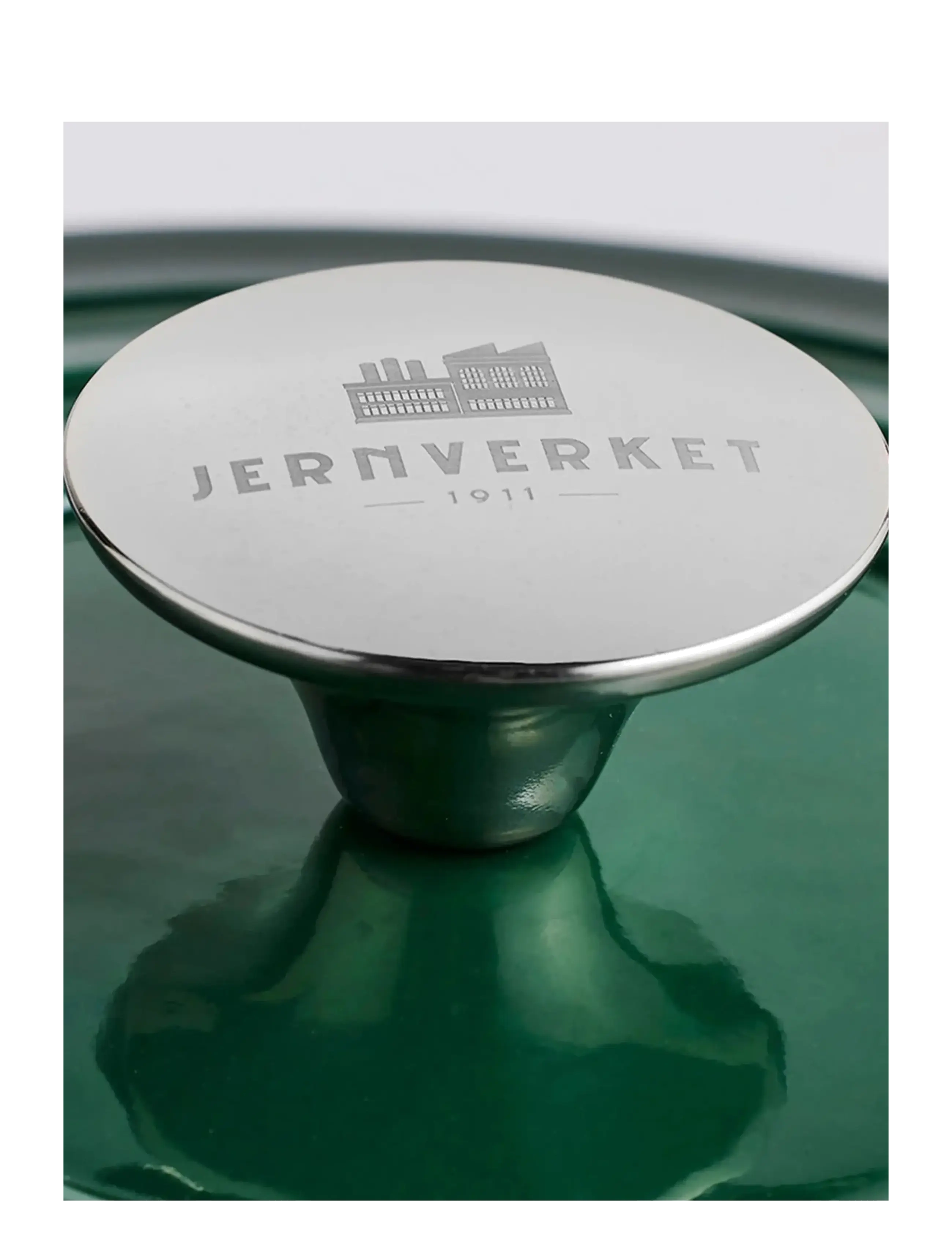 Jernverket - Jernverket Gjutjärnsgryta 4.2 L Grön - green - 3