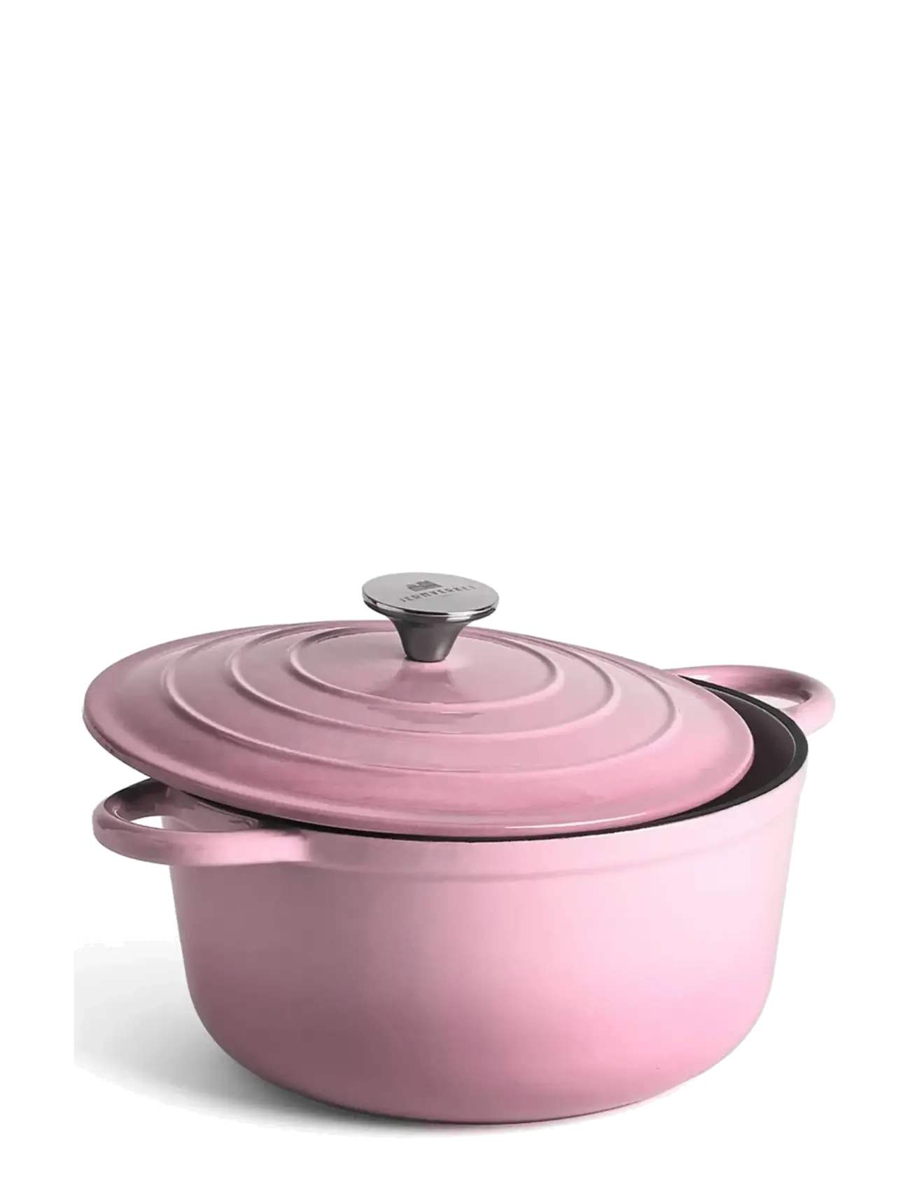Jernverket - JERNVERKET CAST IRON CASSEROLE 4.2 L RETRO PINK - retro pink - 1