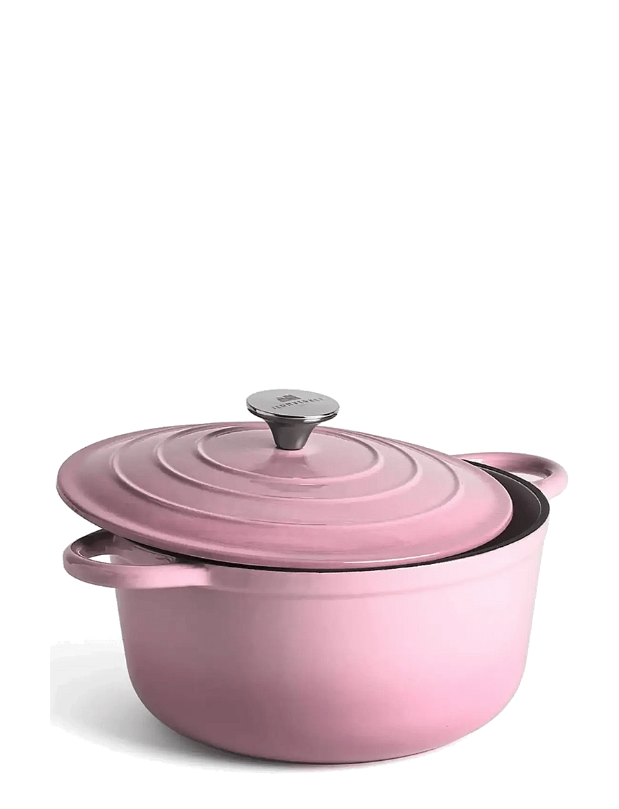 Jernverket - JERNVERKET CAST IRON CASSEROLE 4.2 L RETRO PINK - retro pink - 1