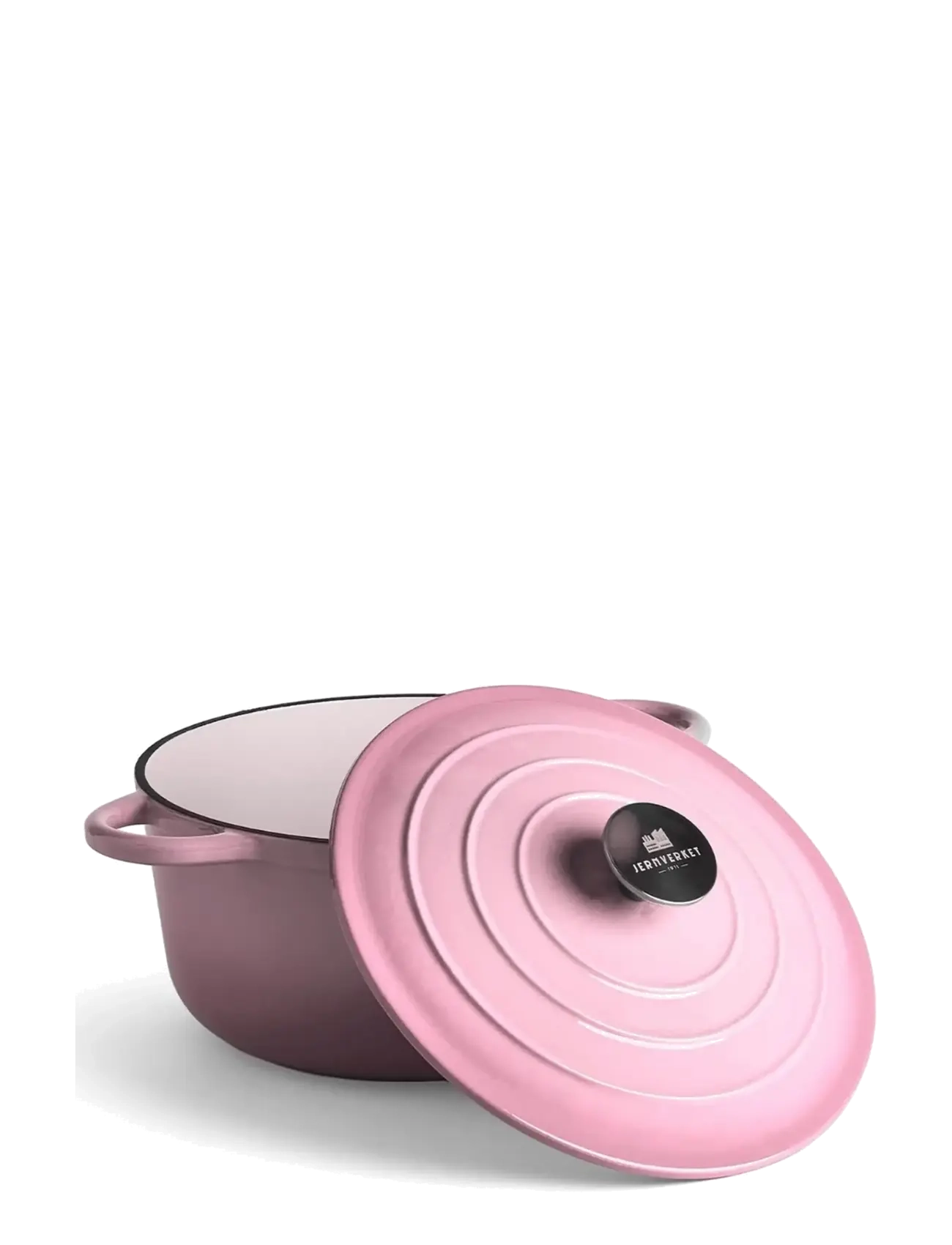 Jernverket - JERNVERKET CAST IRON CASSEROLE 4.2 L RETRO PINK - retro pink - 2
