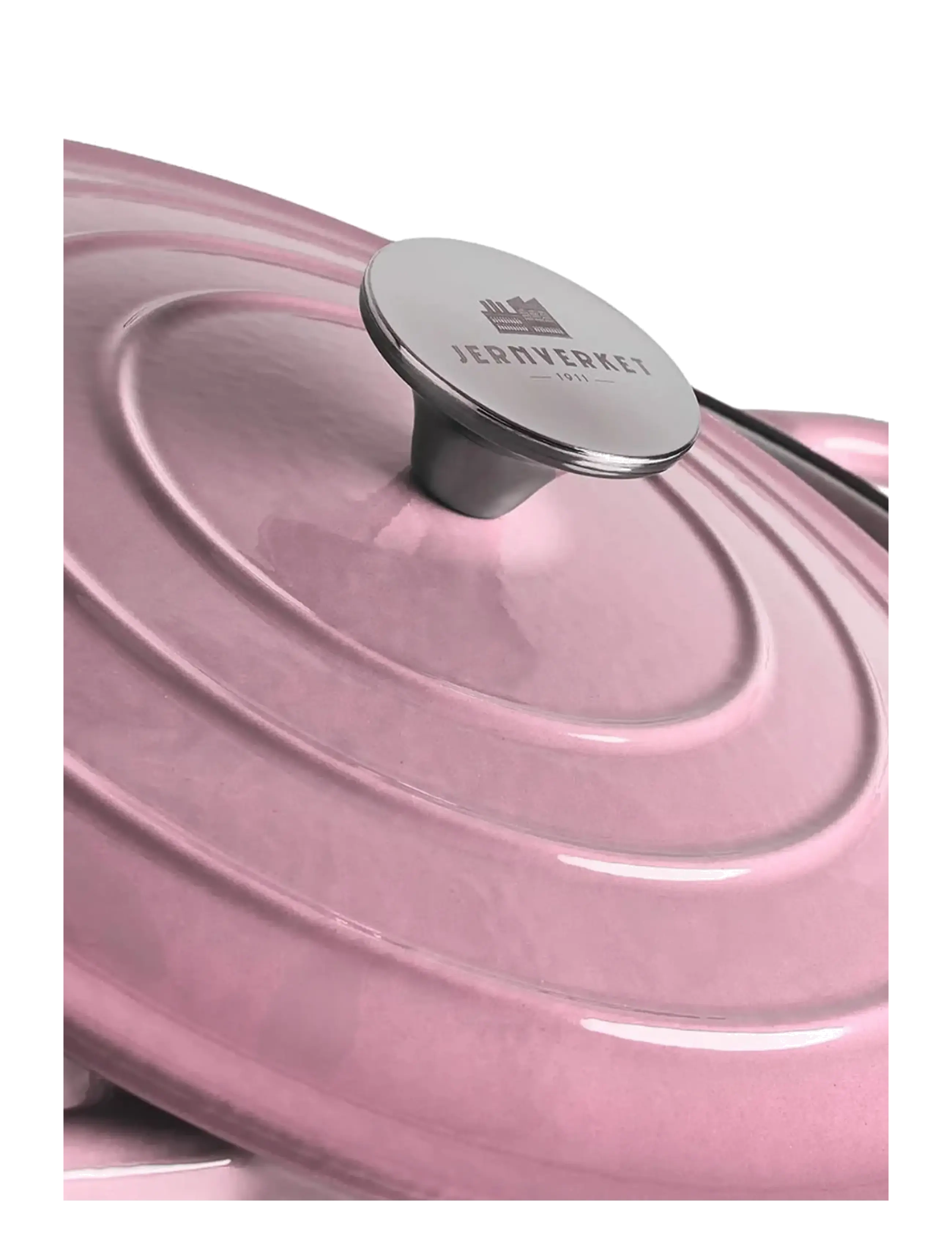Jernverket - JERNVERKET CAST IRON CASSEROLE 4.2 L RETRO PINK - retro pink - 4