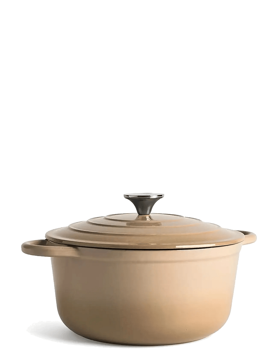 Jernverket - JERNVERKET CAST IRON CASSEROLE 4.2 L CREAM WHITE - cream white - 0