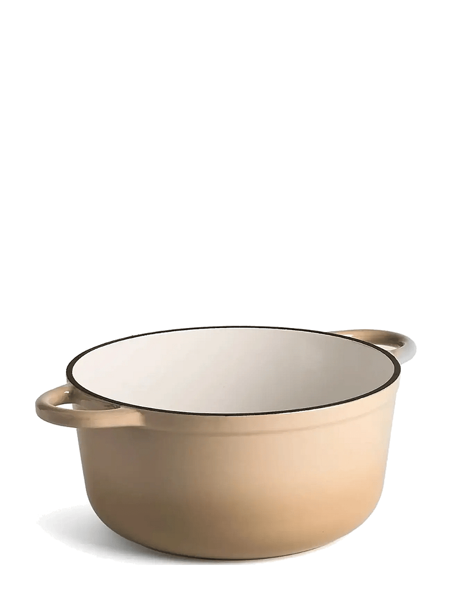 Jernverket - JERNVERKET CAST IRON CASSEROLE 4.2 L CREAM WHITE - cream white - 3
