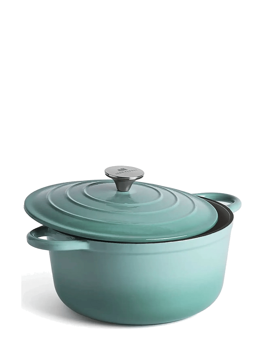 Jernverket - JERNVERKET CAST IRON CASSEROLE 4.2 L RETRO GREEN - retro green - 1