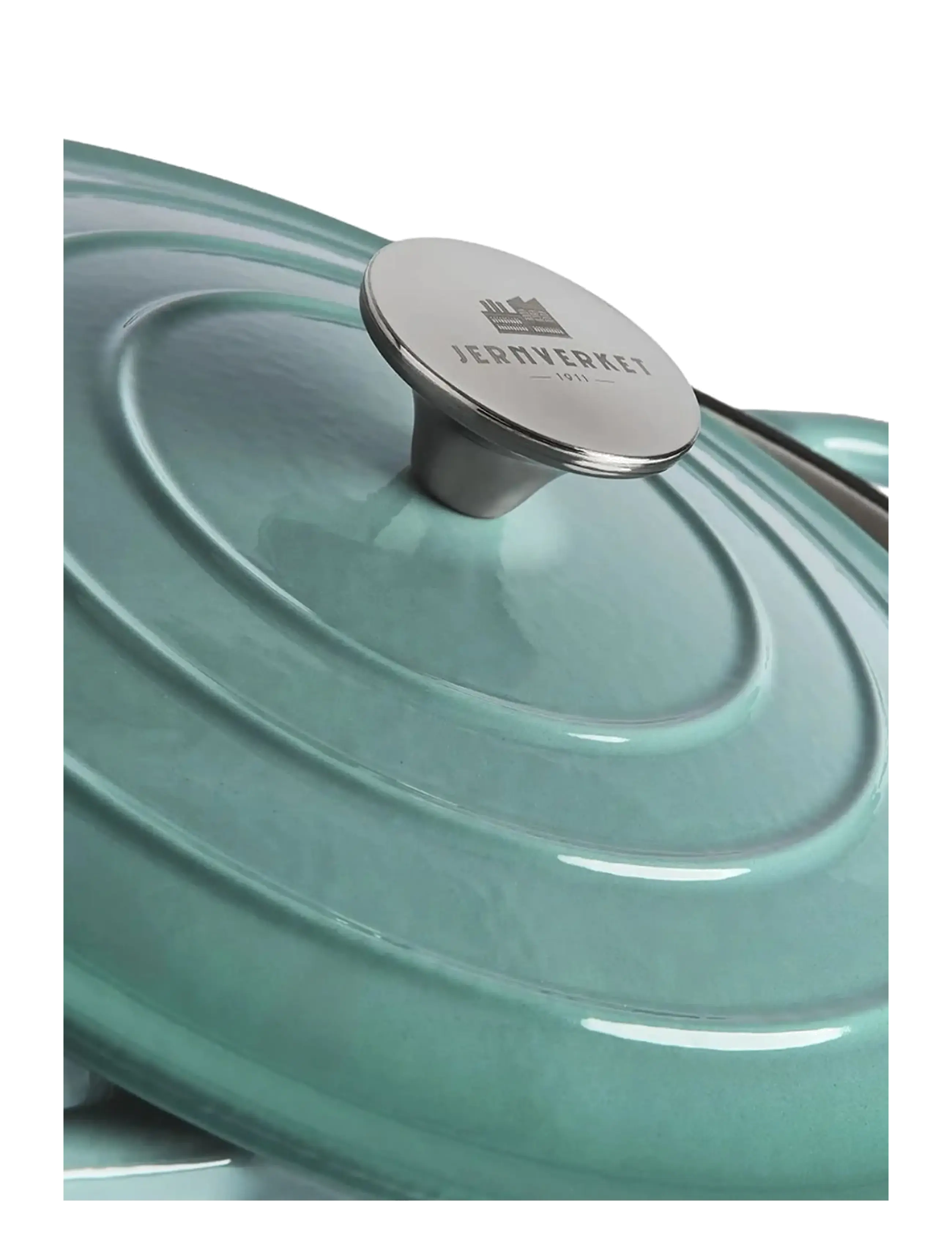 Jernverket - JERNVERKET CAST IRON CASSEROLE 4.2 L RETRO GREEN - retro green - 4