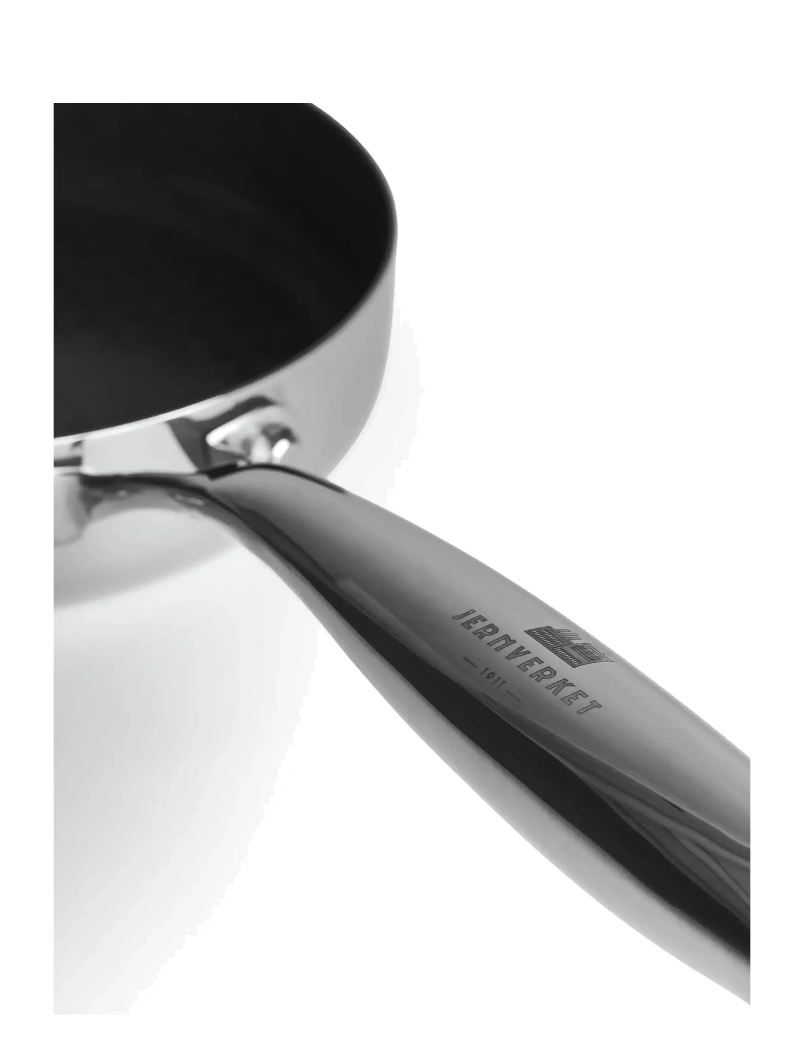 Jernverket - JERNVERKET SAUTÉ PAN WITHOUT LID 20 CM NONSTICK STETESCOPIC COATING - stainless steel - 3
