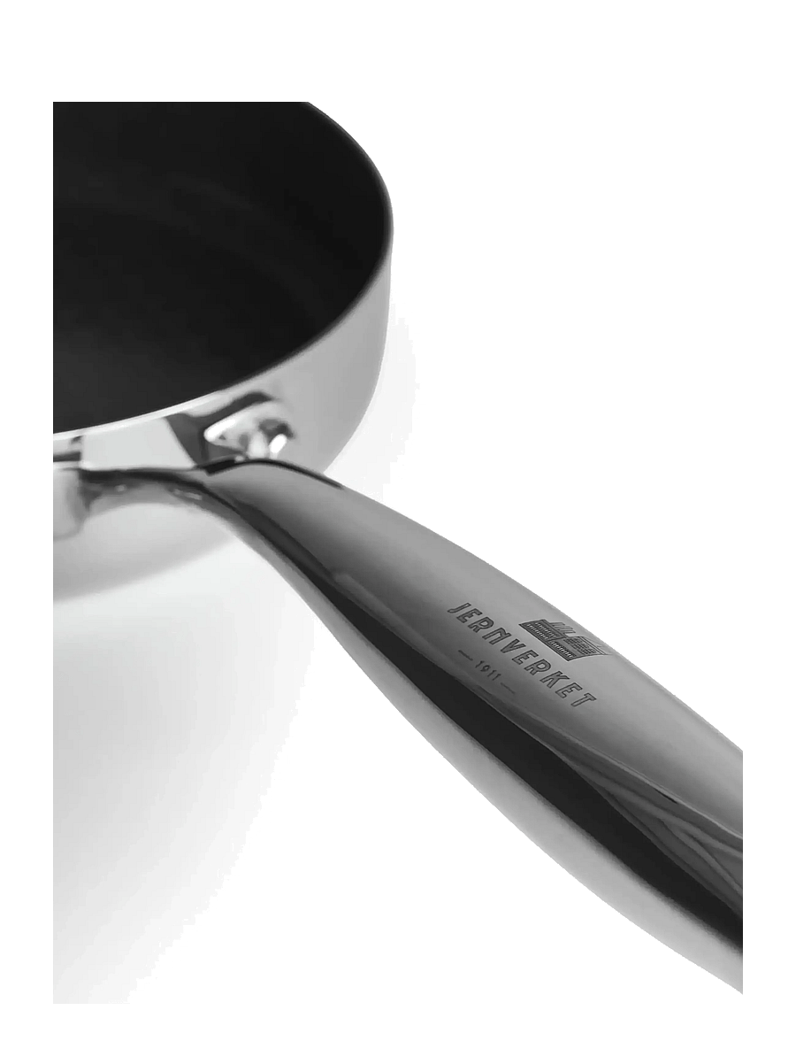 Jernverket - JERNVERKET SAUTÉ PAN WITHOUT LID 20 CM NONSTICK STETESCOPIC COATING - stainless steel - 3