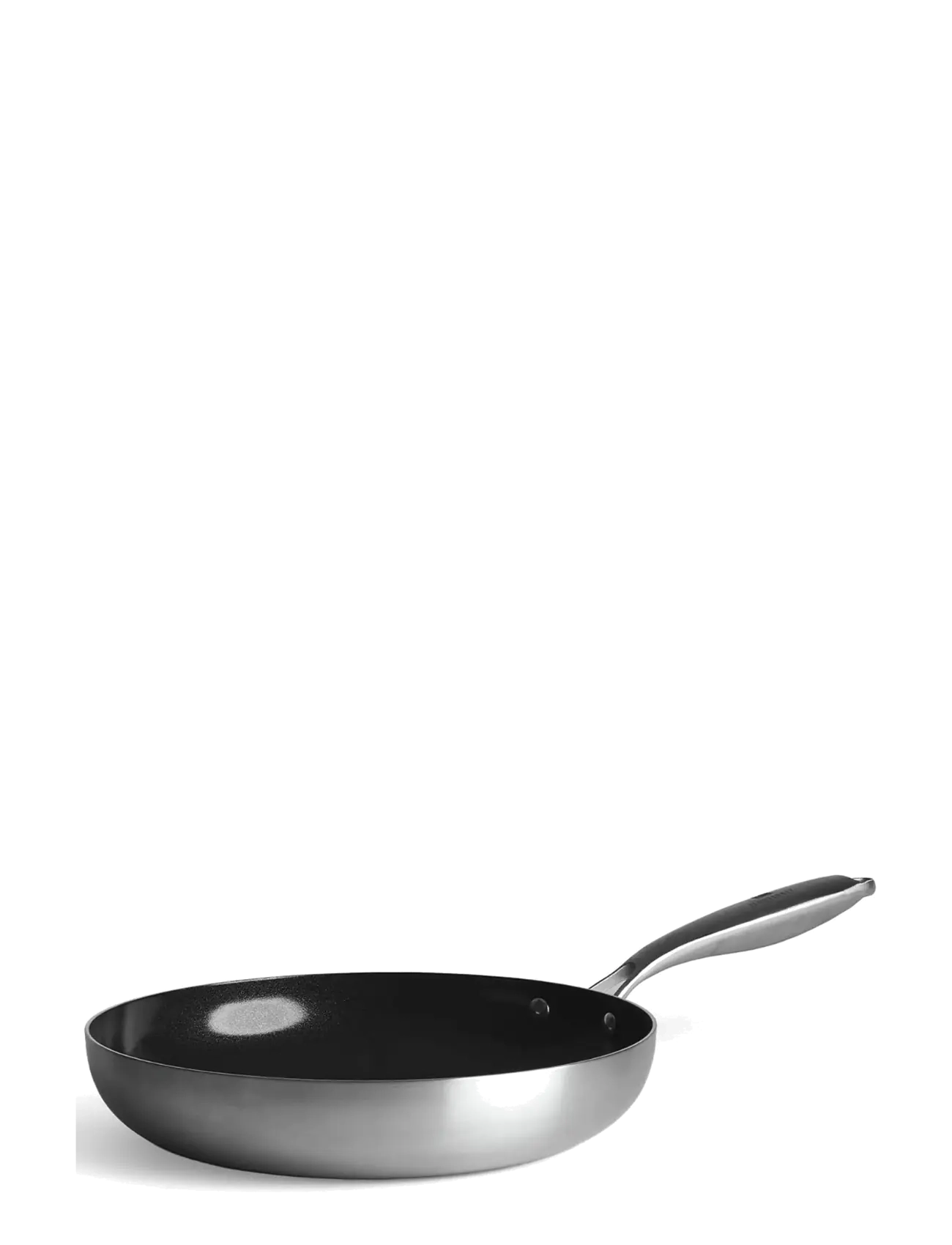 Jernverket - JERNVERKET FRYING PAN 28 CM NONSTICK STETESCOPIC COATING - stainless steel - 1