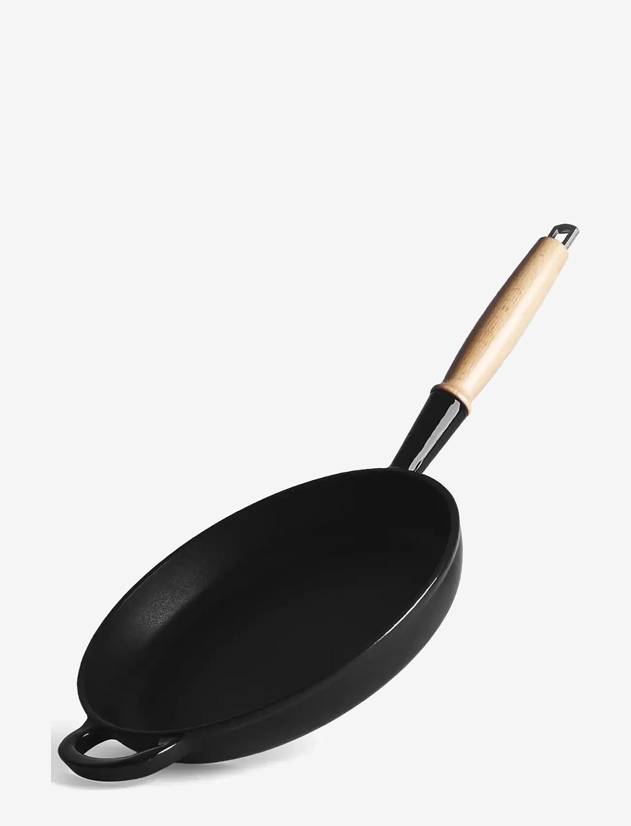 Jernverket Jernverket Frying Pan 28 Cm With Wood Handle Black - Black - 28 CM