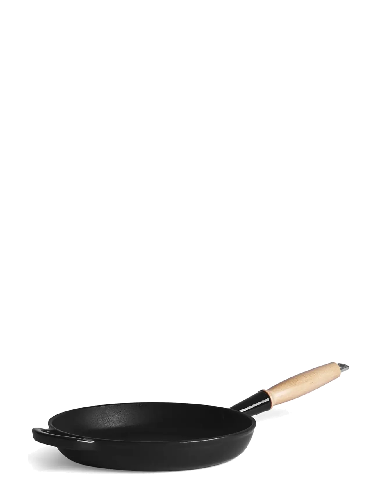 Jernverket - JERNVERKET FRYING PAN 28 CM WITH WOOD HANDLE BLACK - black - 3