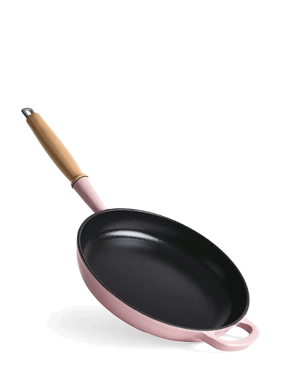Jernverket - JERNVERKET FRYING PAN 28 CM WITH WOOD HANDLE PINK - pink - 0