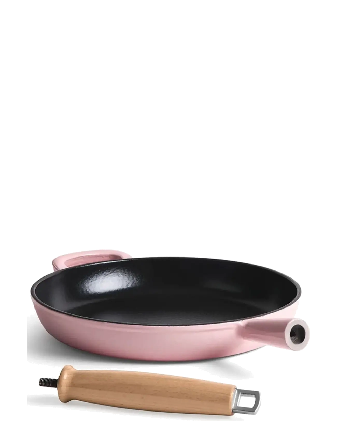 Jernverket - JERNVERKET FRYING PAN 28 CM WITH WOOD HANDLE PINK - pink - 2