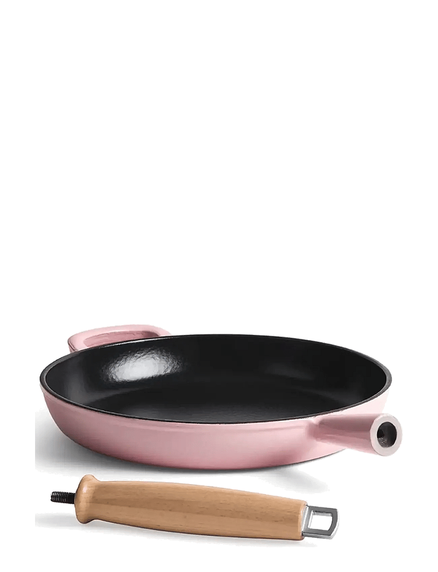 Jernverket - JERNVERKET FRYING PAN 28 CM WITH WOOD HANDLE PINK - pink - 2