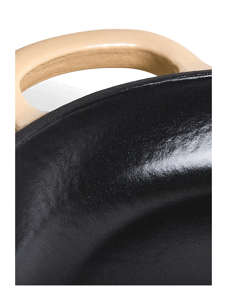 Jernverket - JERNVERKET FRYING PAN 28 CM WITH WOOD HANDLE CREAM WHITE - cream white - 5