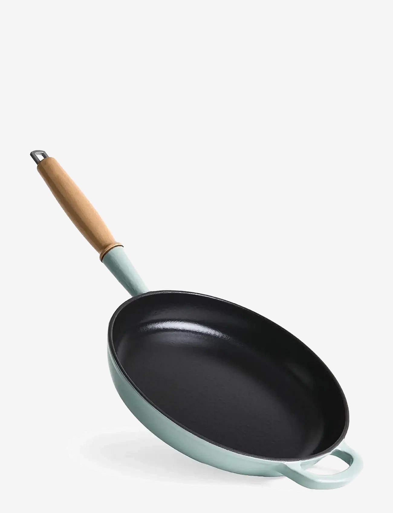 Jernverket Jernverket Frying Pan 28 Cm With Wood Handle Green - Green - 28 CM