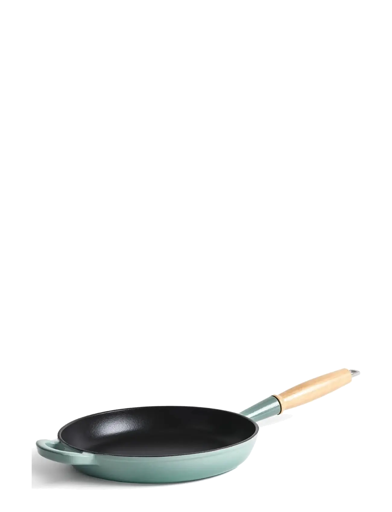 Jernverket - JERNVERKET FRYING PAN 28 CM WITH WOOD HANDLE GREEN - green - 1