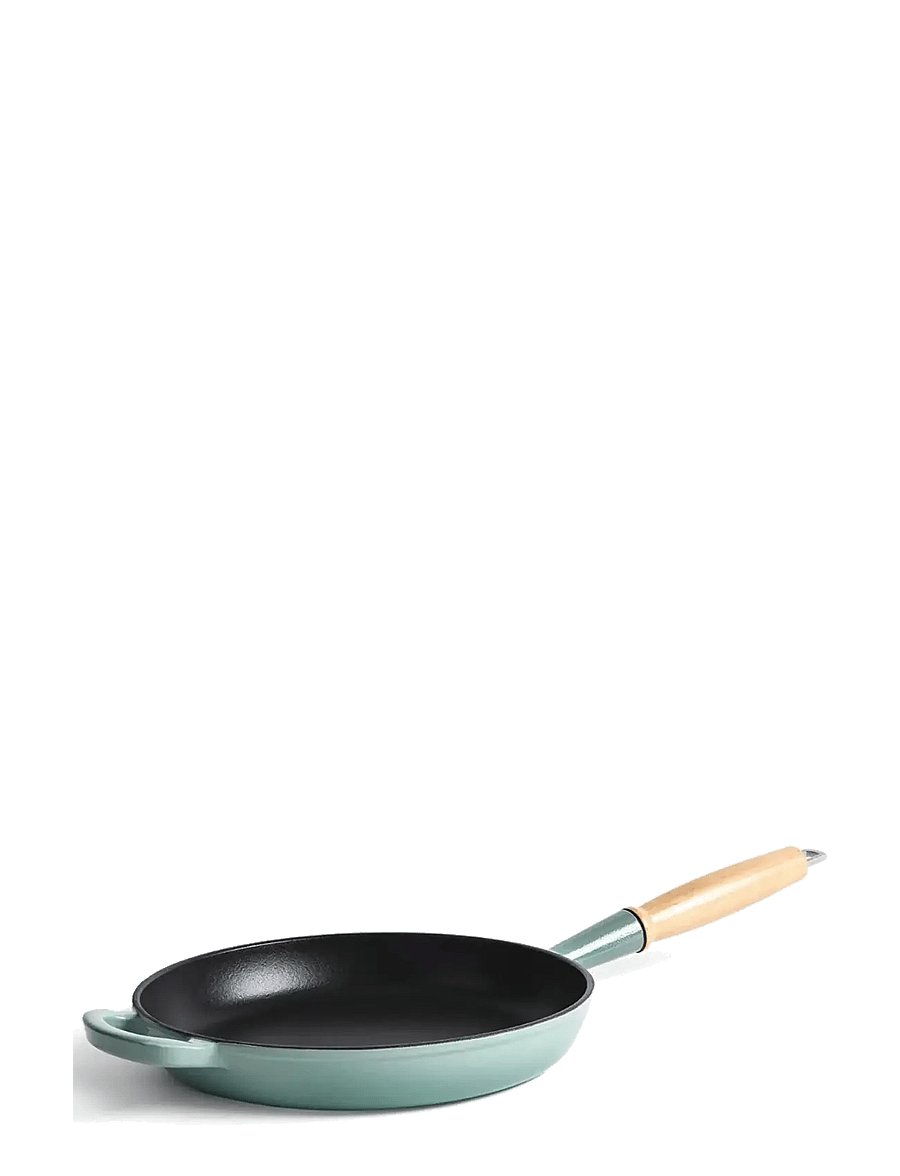 Jernverket - JERNVERKET FRYING PAN 28 CM WITH WOOD HANDLE GREEN - green - 1