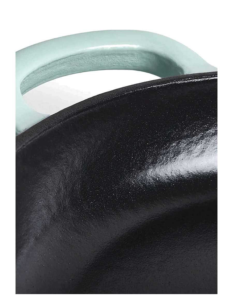 Jernverket - JERNVERKET FRYING PAN 28 CM WITH WOOD HANDLE GREEN - green - 5