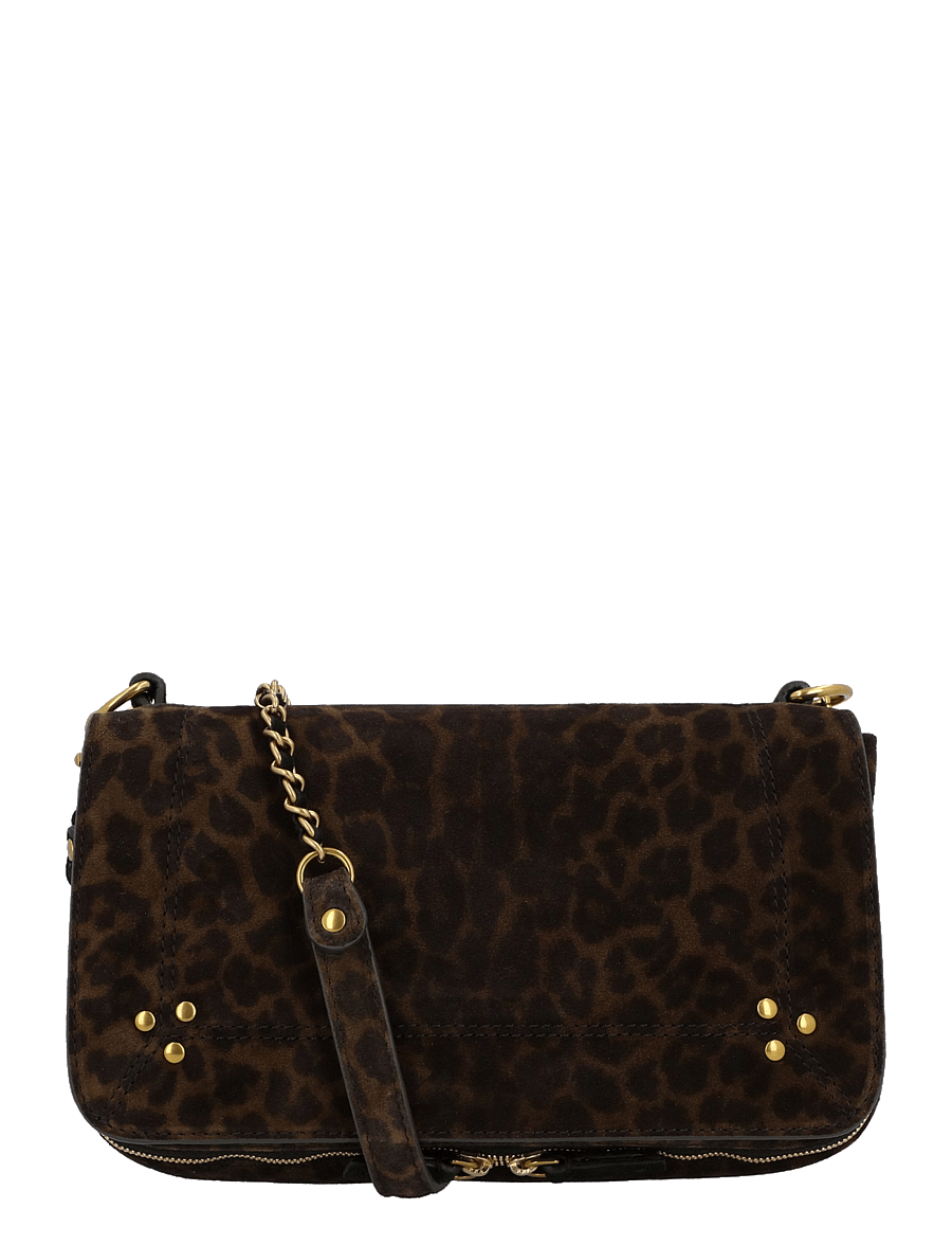 JEROME DREYFUSS - Bobi Shoulder Bag - Õlakotid - leopard kaki - 0
