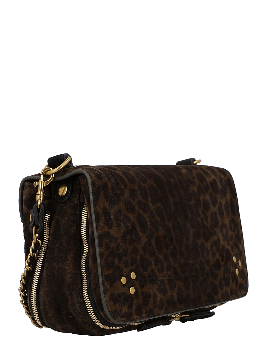 JEROME DREYFUSS - Bobi Shoulder Bag - Õlakotid - leopard kaki - 2