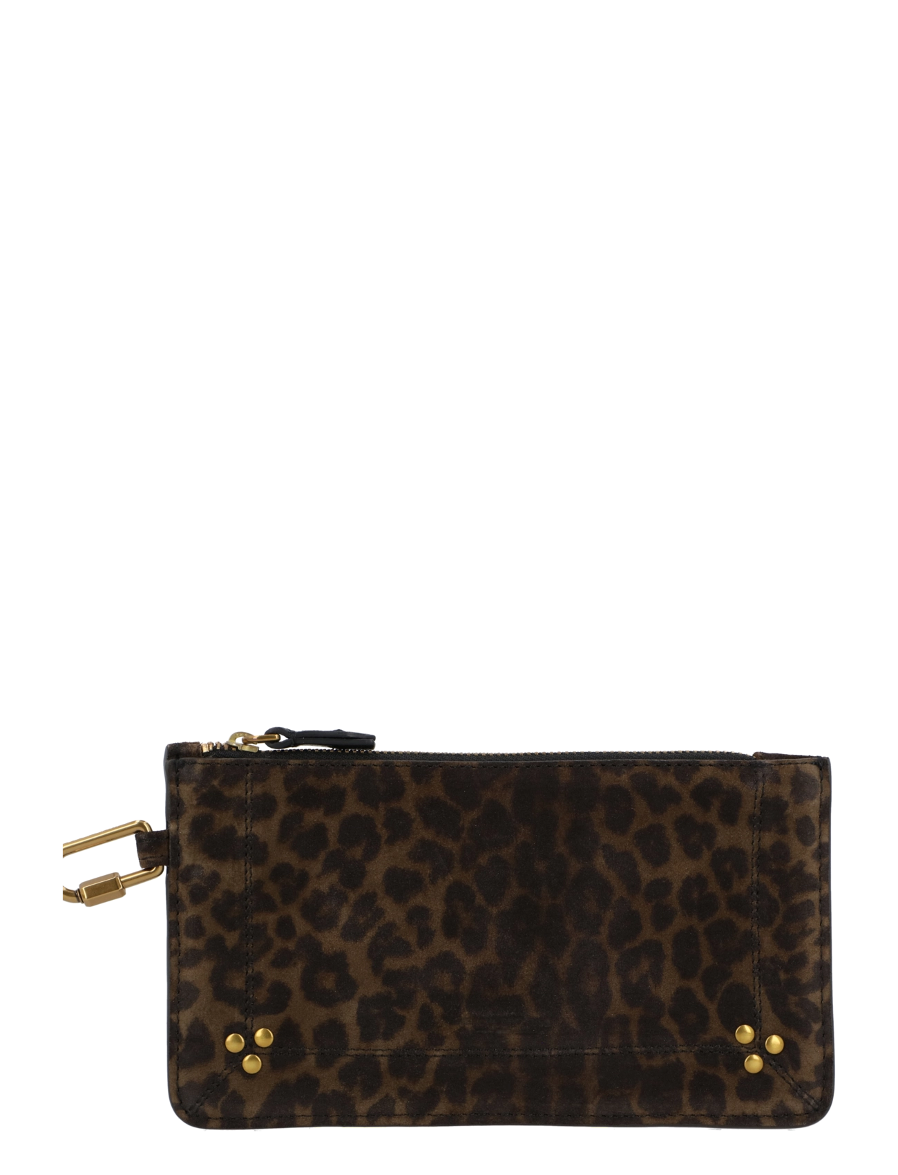 JEROME DREYFUSS Popoche Wallet - Plånböcker & Korthållare - LEOPARD KAKI / khaki/green