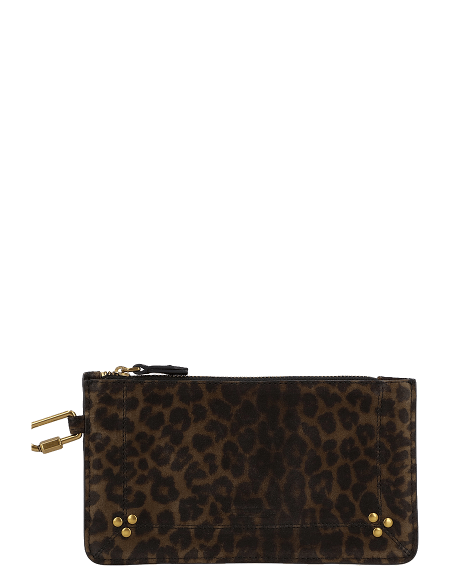 JEROME DREYFUSS - Popoche Wallet - naudas maki - leopard kaki - 0