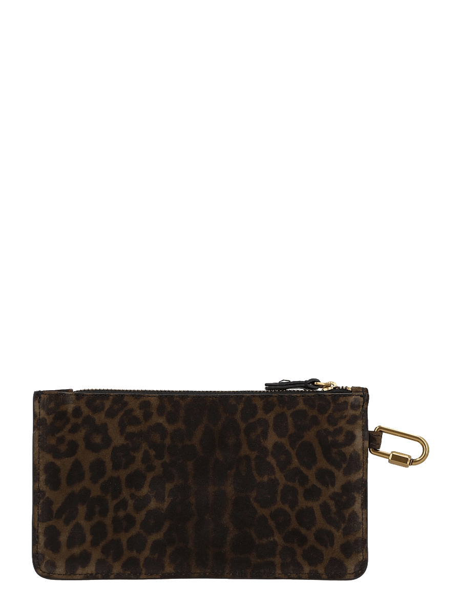 JEROME DREYFUSS - Popoche Wallet - naudas maki - leopard kaki - 1