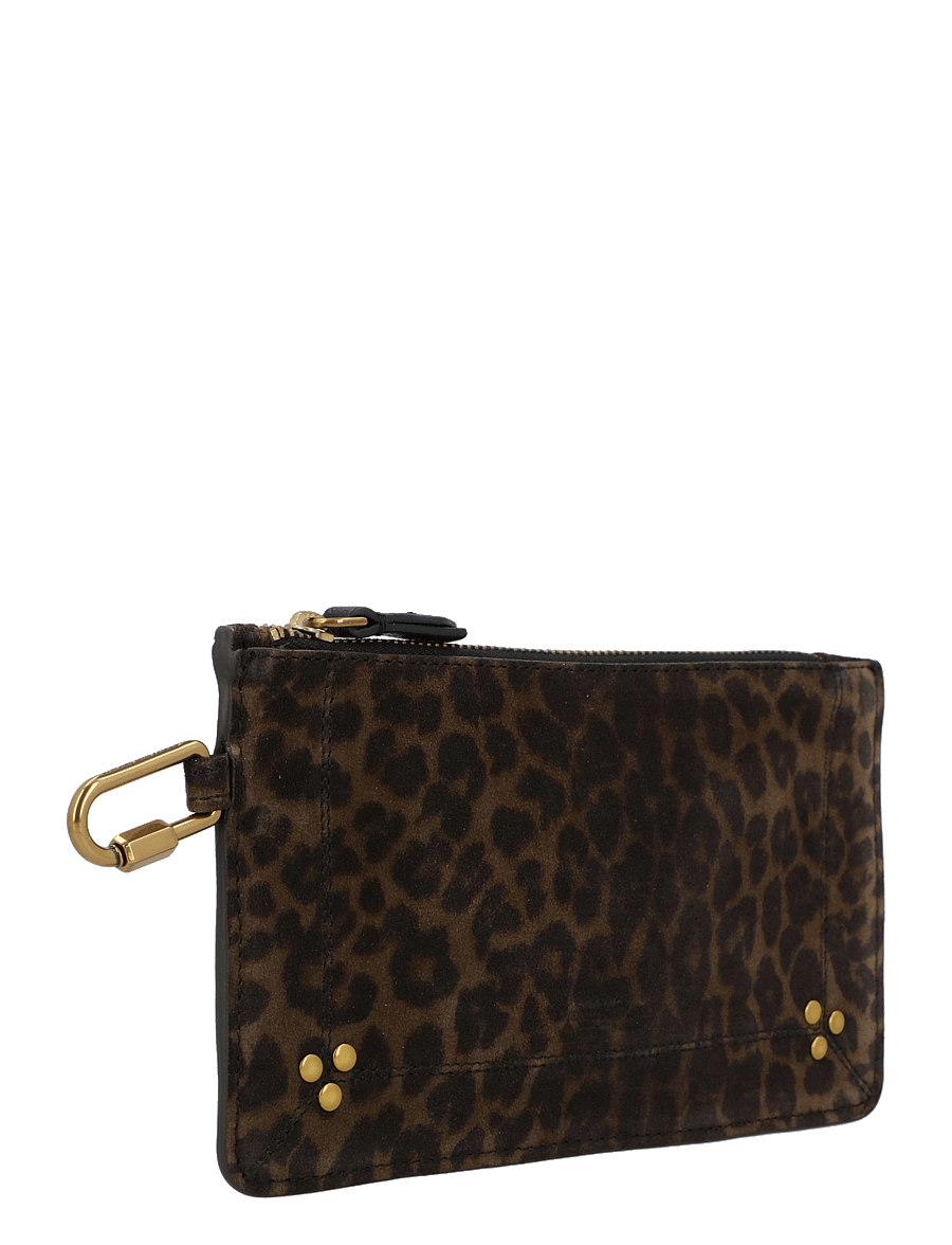 JEROME DREYFUSS - Popoche Wallet - naudas maki - leopard kaki - 2