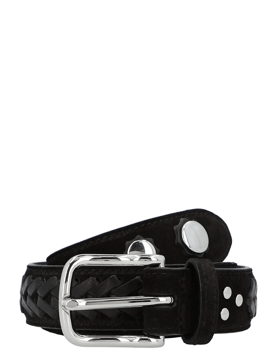 JEROME DREYFUSS - Ceinture Gaucho Belt - odiniai diržai - black - 0