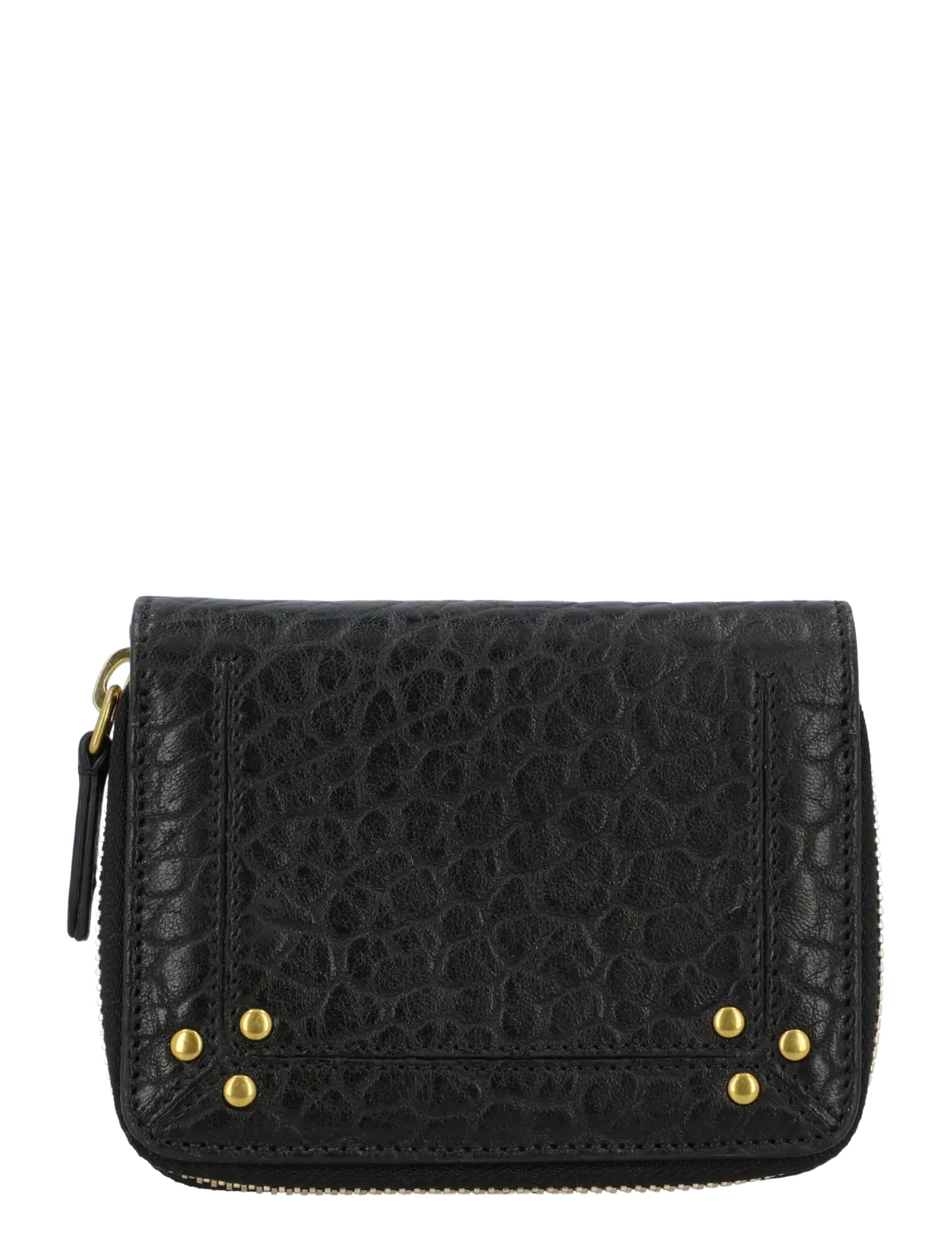 JEROME DREYFUSS - André Leather Zip Wallet - portemonnaies - black - 1