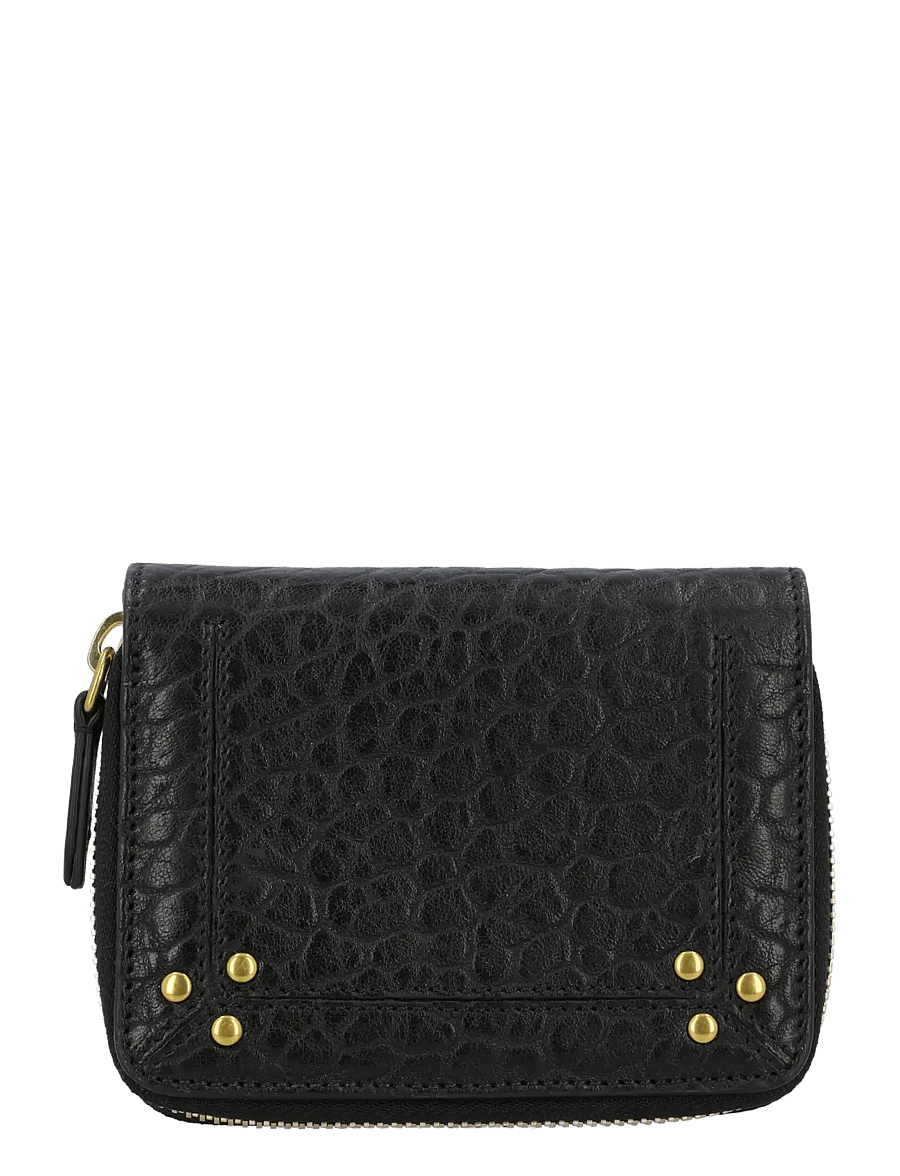 JEROME DREYFUSS - André Leather Zip Wallet - portemonnaies - black - 1