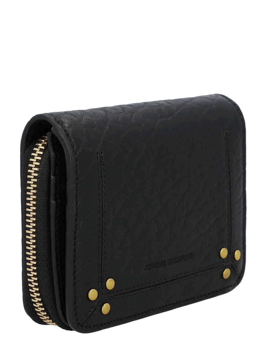 JEROME DREYFUSS - André Leather Zip Wallet - portemonnaies - black - 2