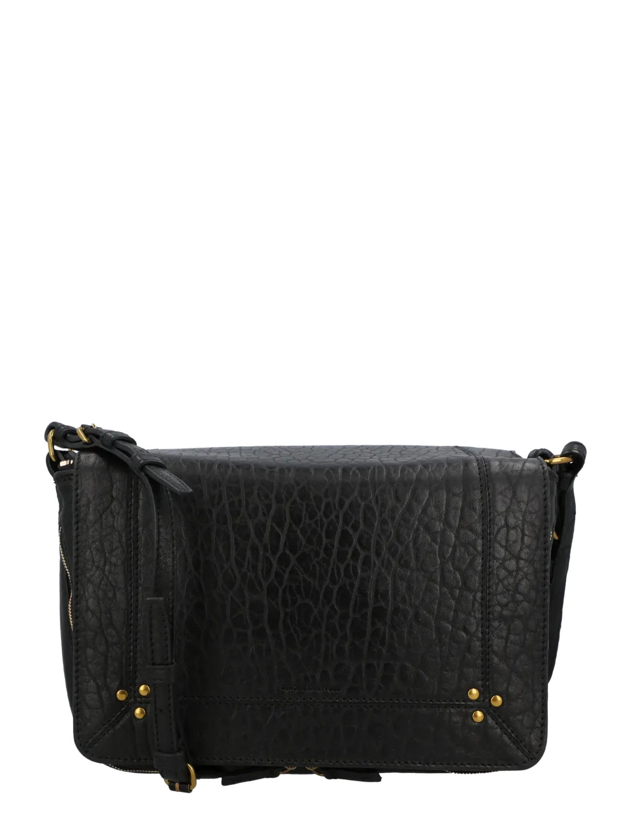 JEROME DREYFUSS Igor Shoulder Bag - Axelremsväskor - BLACK / black