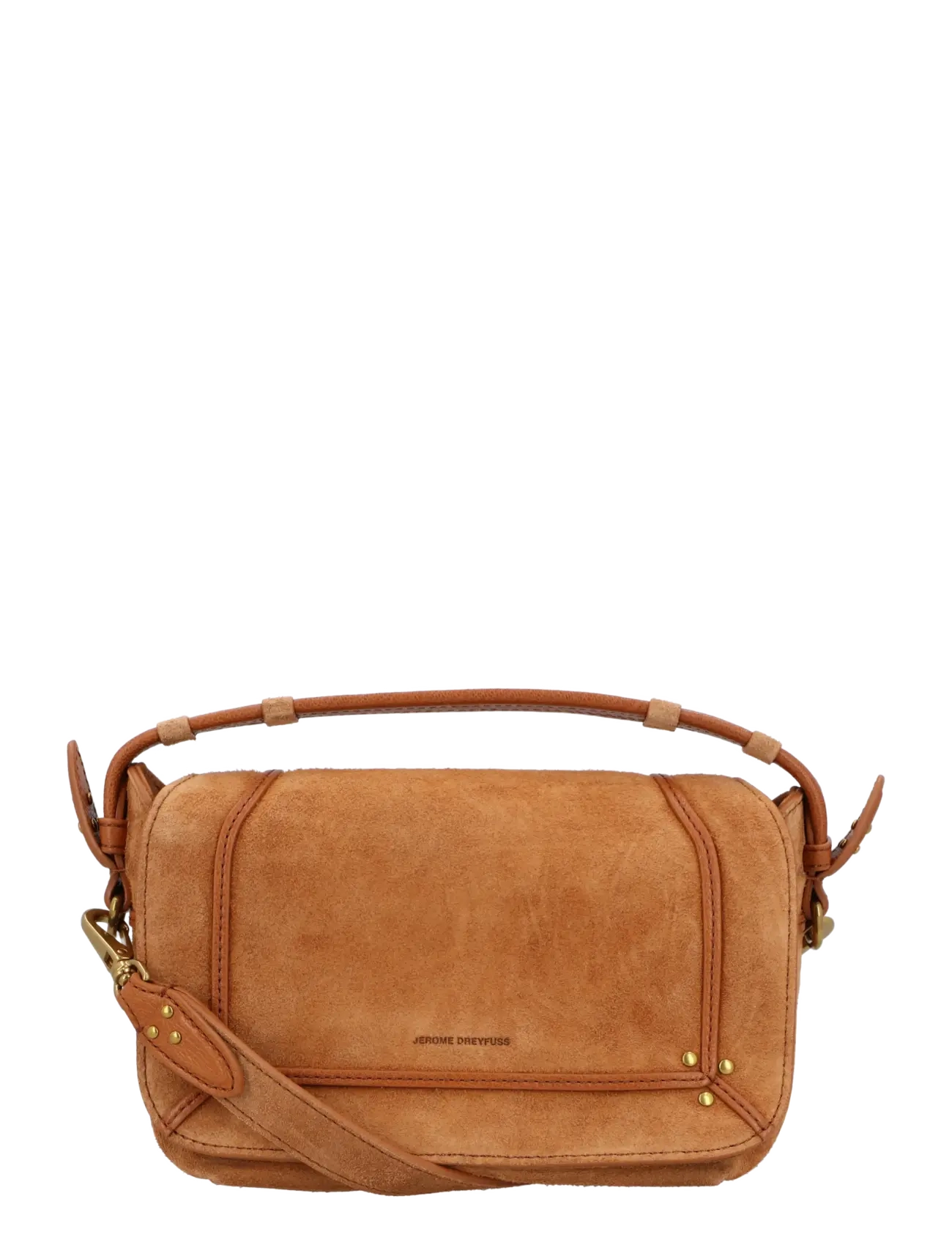 JEROME DREYFUSS Pepito Shoulder Bag - Axelremsväskor - BROWN / brown