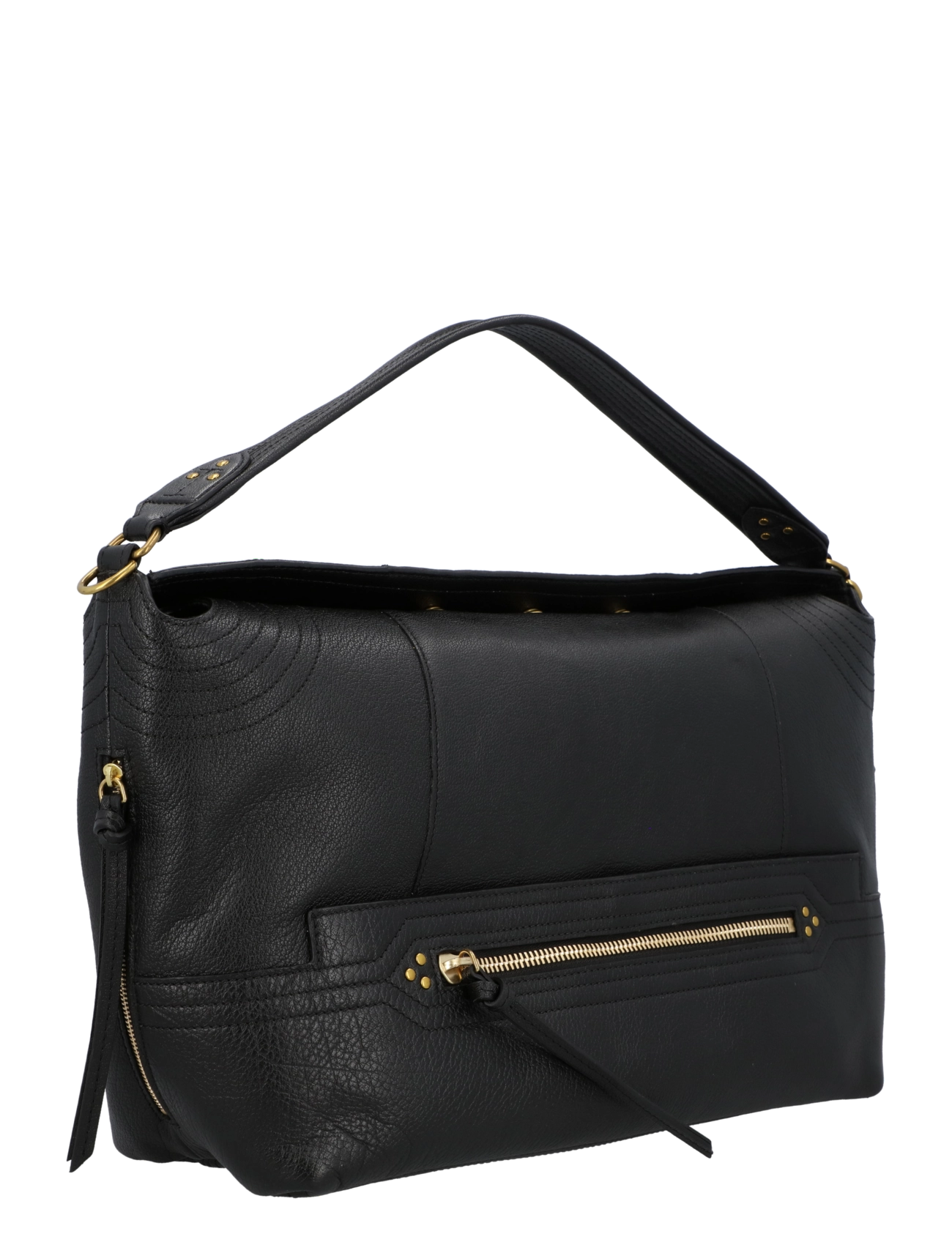 JEROME DREYFUSS - Lucky Hobo Large Shoulder Bag - black - 1