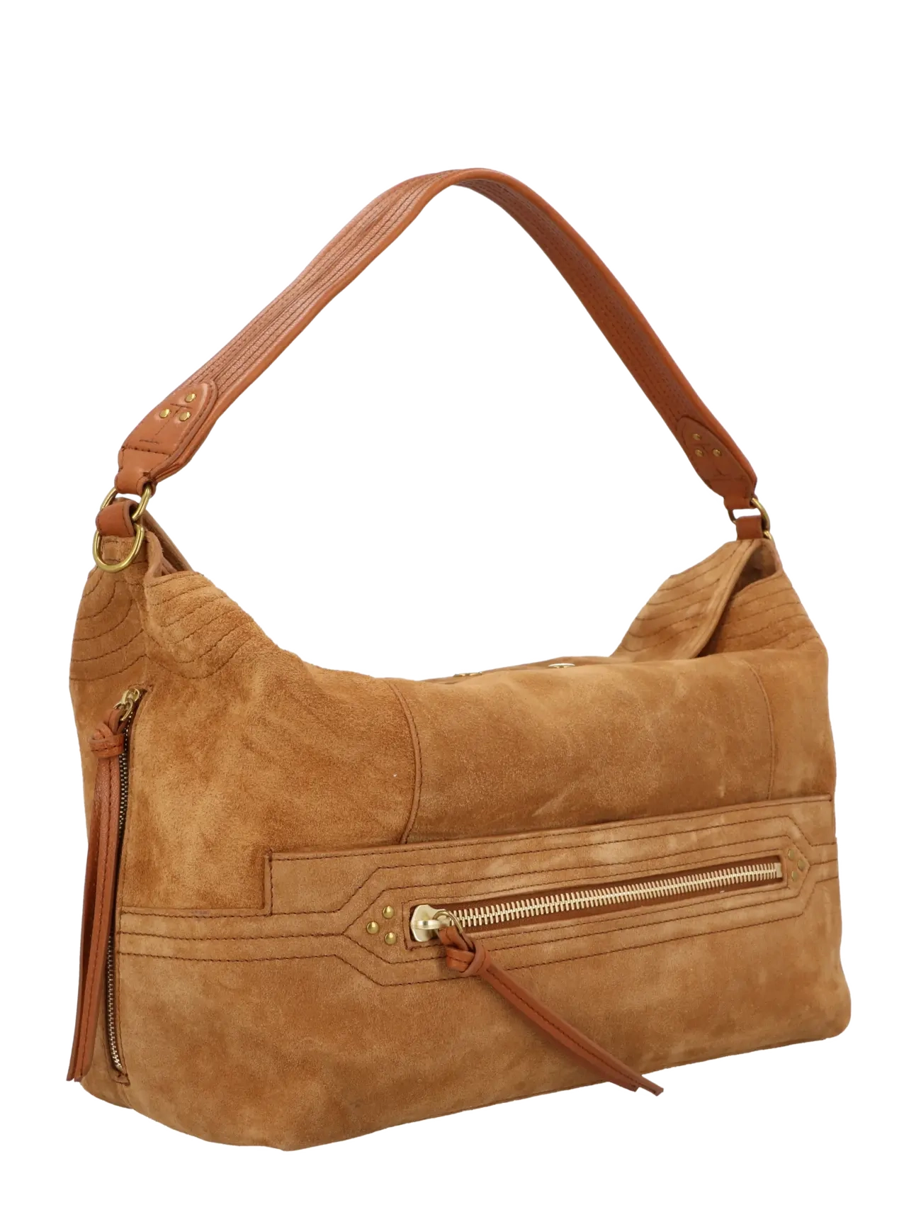 JEROME DREYFUSS - Lucky Hobo Large Shoulder Bag - brown - 2