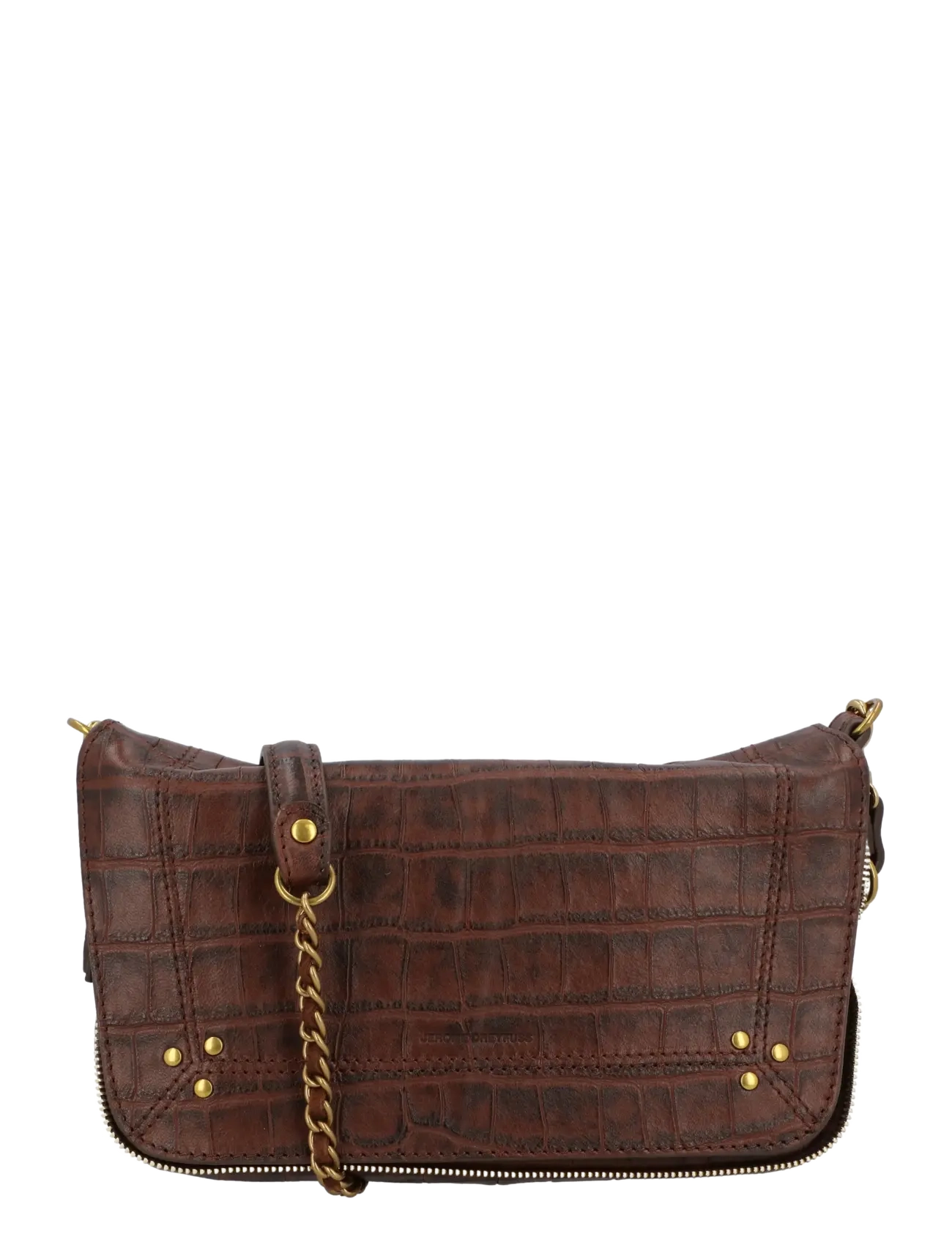 JEROME DREYFUSS Bobi Shoulder Bag - Axelremsväskor - BROWN / brown