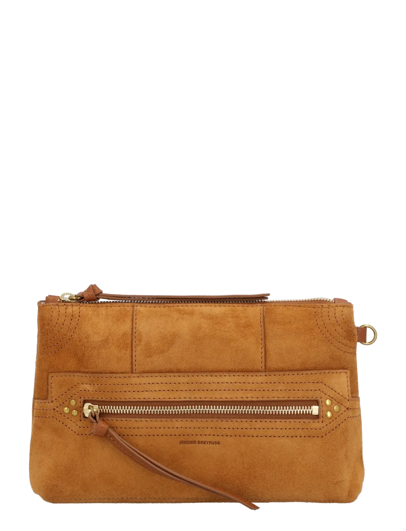 JEROME DREYFUSS Lucky Clutch Wallet - Kuvertväskor - BROWN / brown