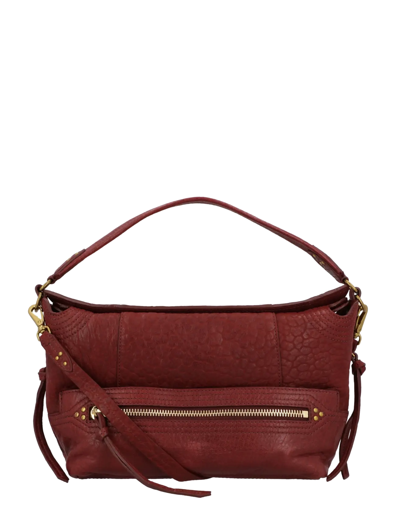 JEROME DREYFUSS Lucky Hobo Shoulder Bag - Skuldertasker - RED / red
