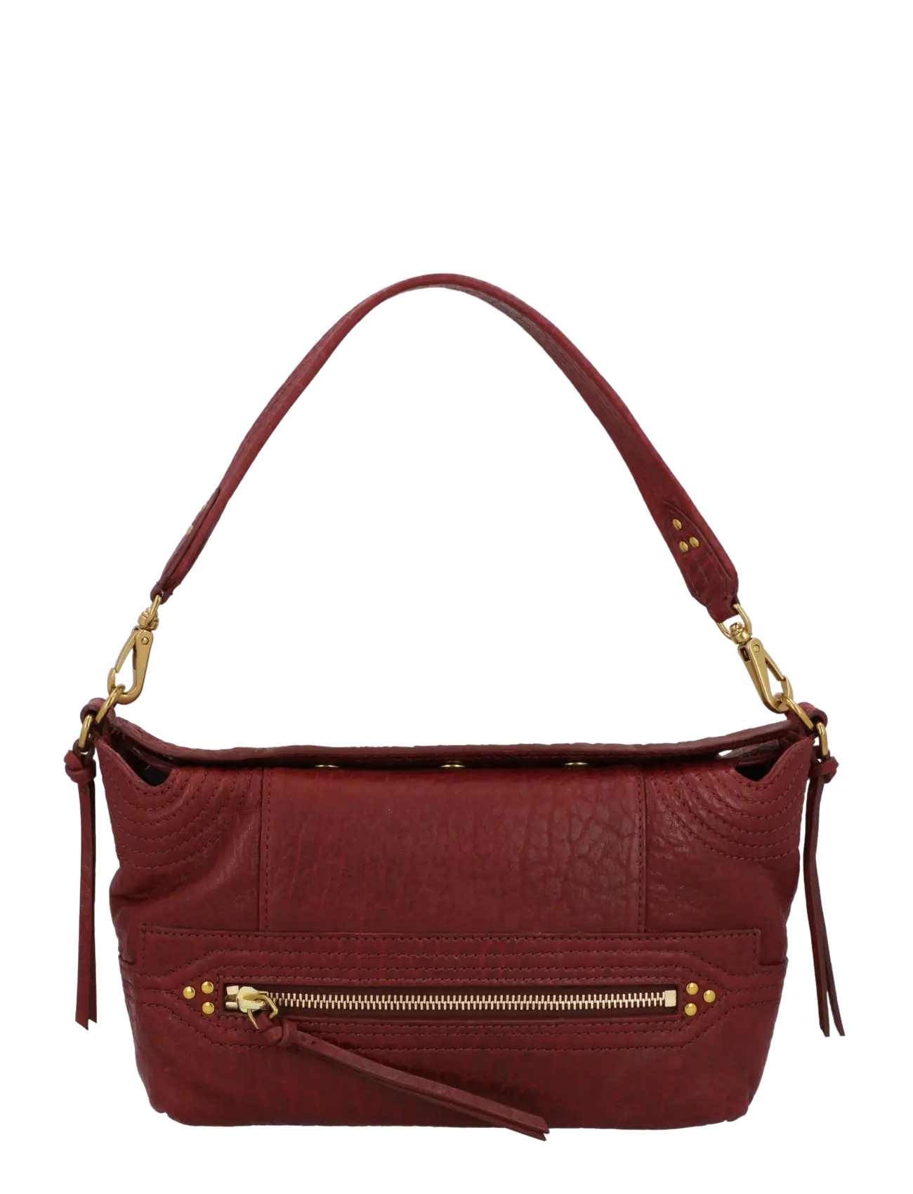 JEROME DREYFUSS Lucky Hobo Shoulder Bag - Axelremsväskor - RED / red