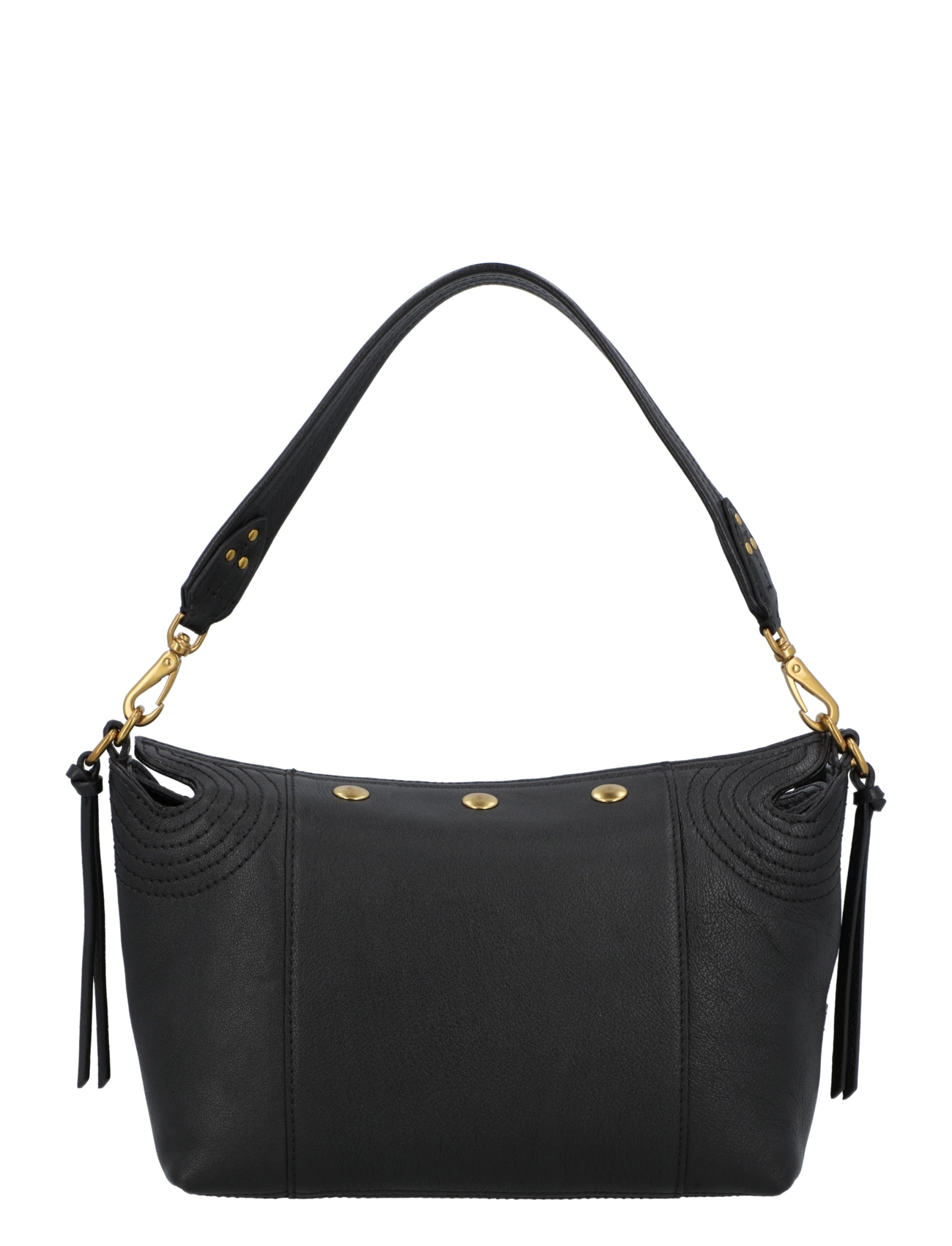 JEROME DREYFUSS - Lucky Hobo Shoulder Bag - black/gold - 1