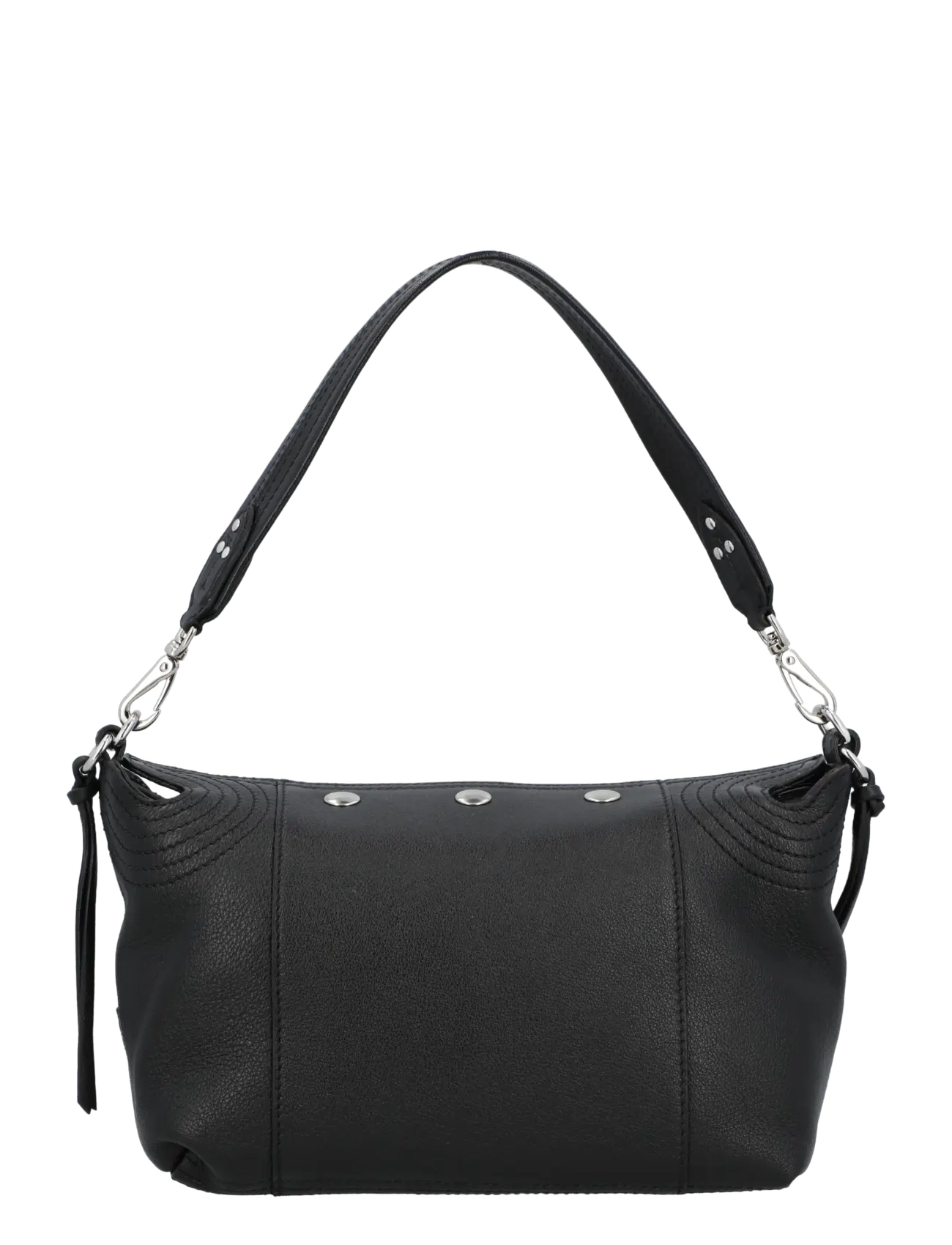 JEROME DREYFUSS - Lucky Hobo Shoulder Bag - black/silver - 1