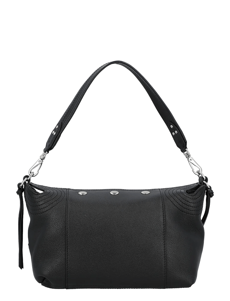 JEROME DREYFUSS - Lucky Hobo Shoulder Bag - black/silver - 1