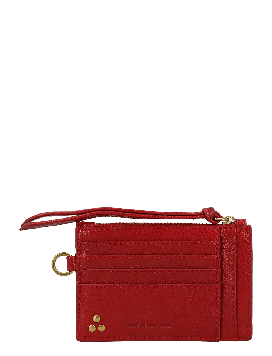 JEROME DREYFUSS - Lucky porte cartes Wallet - red - 0