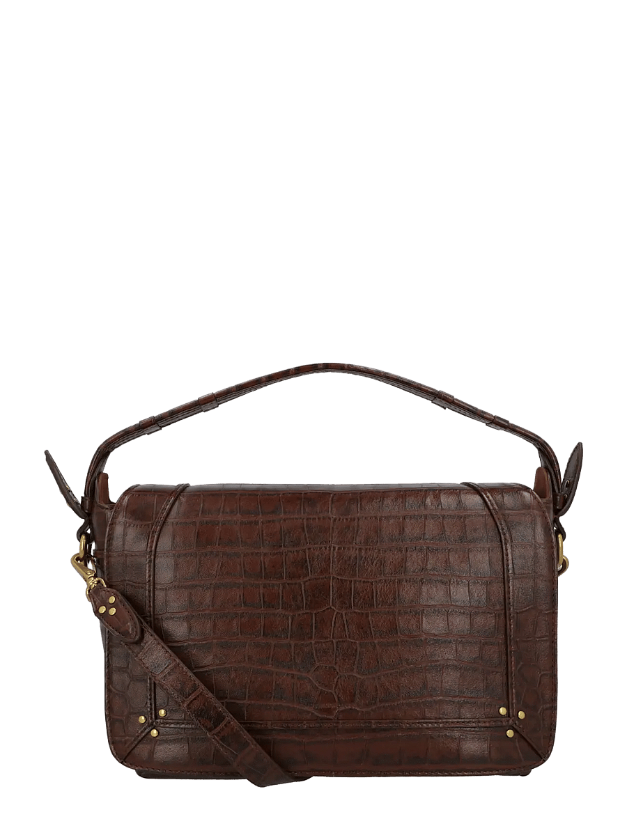 JEROME DREYFUSS - Pepito M Leather Handbag - crossbody bags - brown - 0